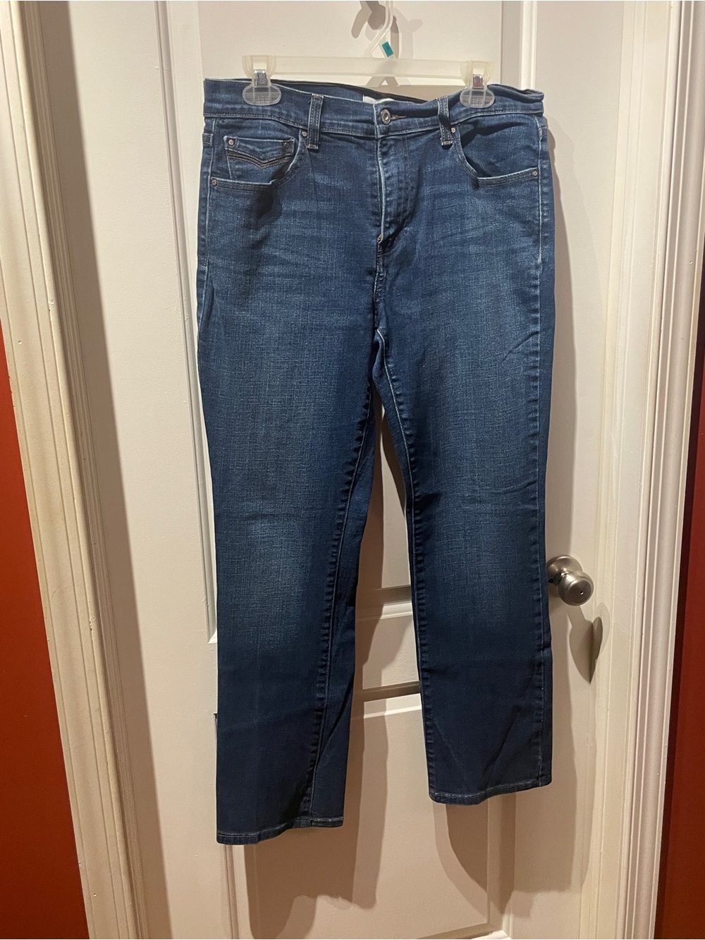 Levi's Women's Dark Blue Straight-Leg Jeans